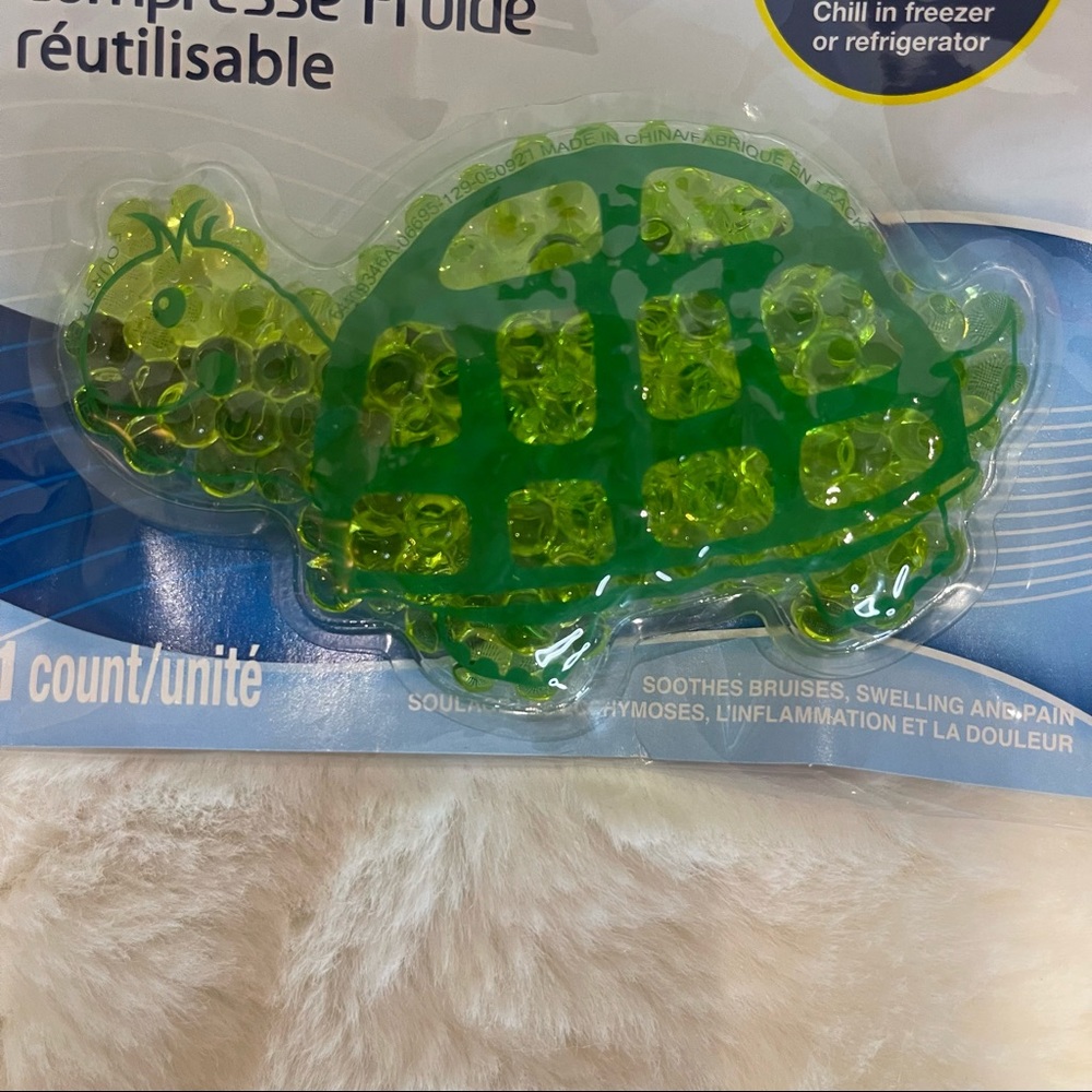 Kids Cold Pack Turtle Reusable Gel Beads